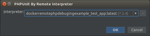 PHPStorm PHPUnit by remote interpreter