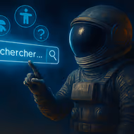 Illustration accessibilité d'une barre de recherche pour le web inclusif