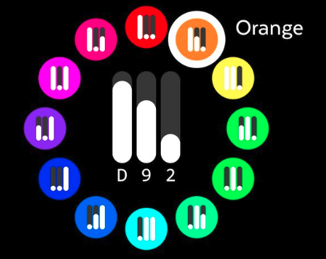 Teinte de la couleur du code hexadécimal